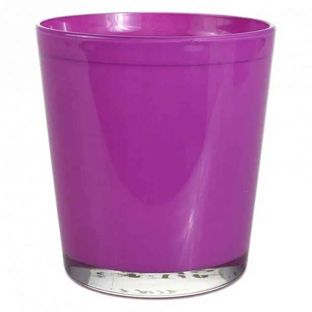 Obal skleněný cyntia 13 cm růžová