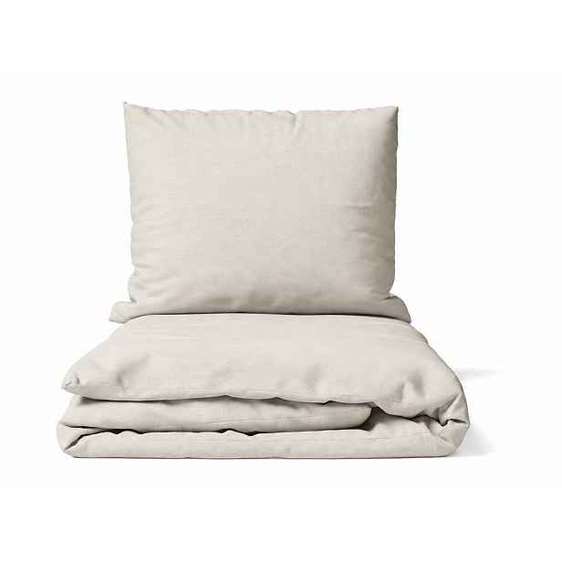 Povlečení na jednolůžko z bavlny Renforcé v přírodní barvě 140x200 cm Cotton – Bonami Essentials