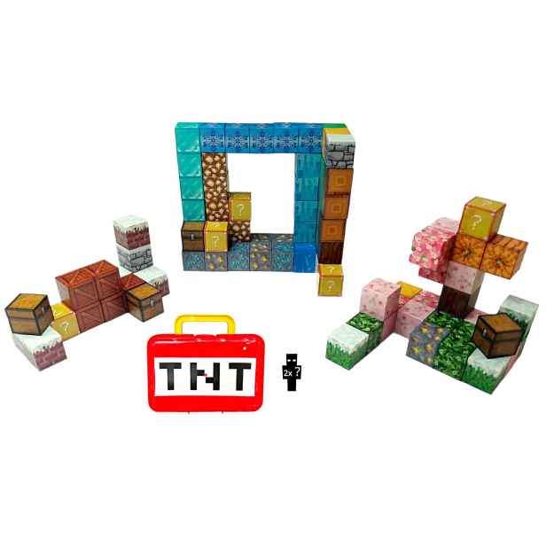 Toybit Magnetická stavebnice Minecraft TNT MSTB2406