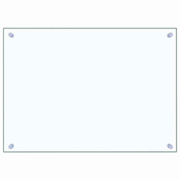 vidaXL Kuchyňský panel průhledný 70 x 50 cm tvrzené sklo