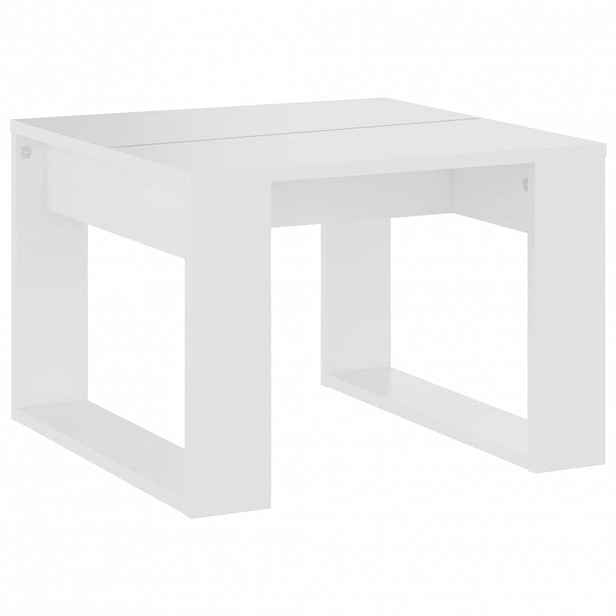 vidaXL Odkládací stolek bílý 50 x 50 x 35 cm kompozitní dřevo