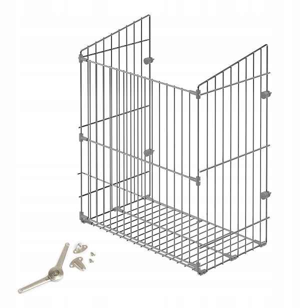 Koš na prádlo Emuca Chromovaný, naklápěcí, pro modul 450 mm