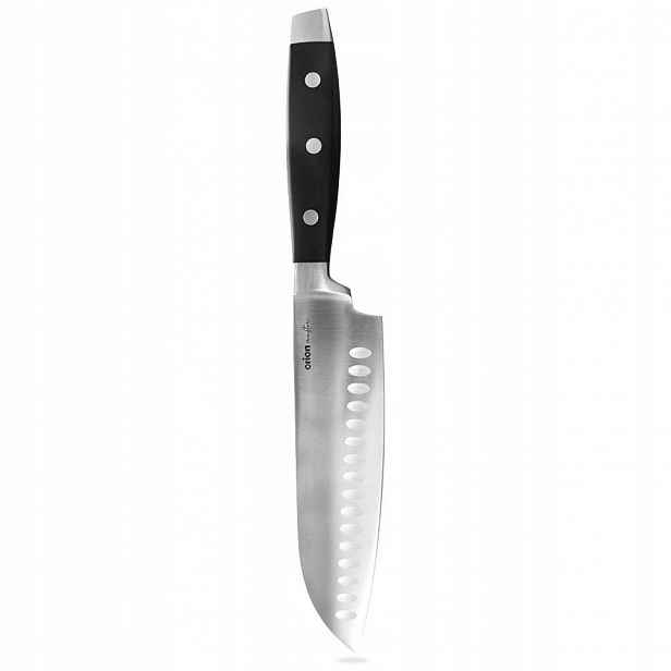 Kuchyňský Nůž Santoku Ocelový Pro Sekání Krájení Zeleniny Asijského Masa