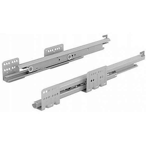 Nábytkové vedení, výsuv z pozinkované oceli L.450 mm 40 kg Hettich