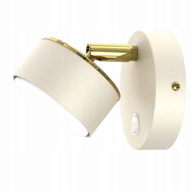 Nástěnné Svítidlo Stropní Svítidlo Stropní Reflektor Ecru Béžová GX53 Polská Lampa