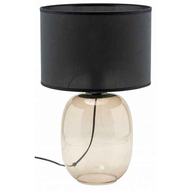 Stolní lampa Melody Topaz Černá Abažur 1xE27 48cm Stolní lampa Kabinet
