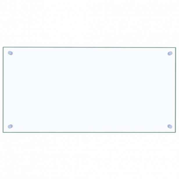 vidaXL Kuchyňský panel průhledný 80 x 40 cm tvrzené sklo