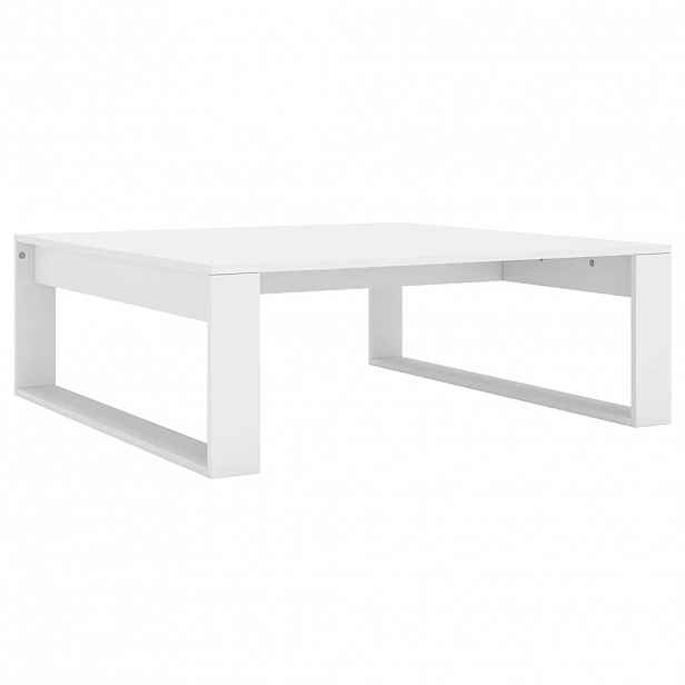 vidaXL Konferenční stolek bílý 100 x 100 x 35 cm kompozitní dřevo