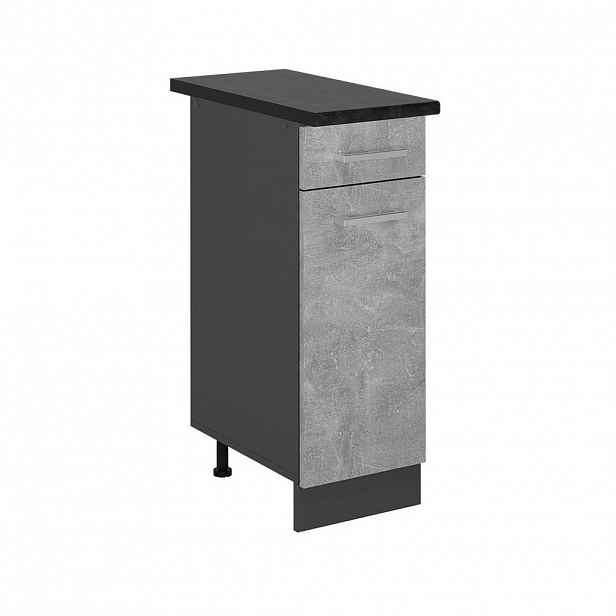 Vicco SPODNÍ SKŘÍŇKA KUCHYŇSKÉ LINKY R-Line Beton 30 cm , PD Antracit