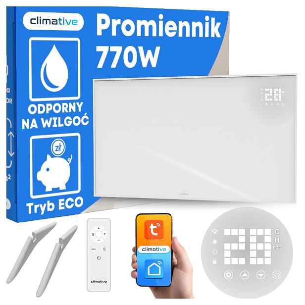 Infračervený topný panel WarmUp 770W WiFi Led