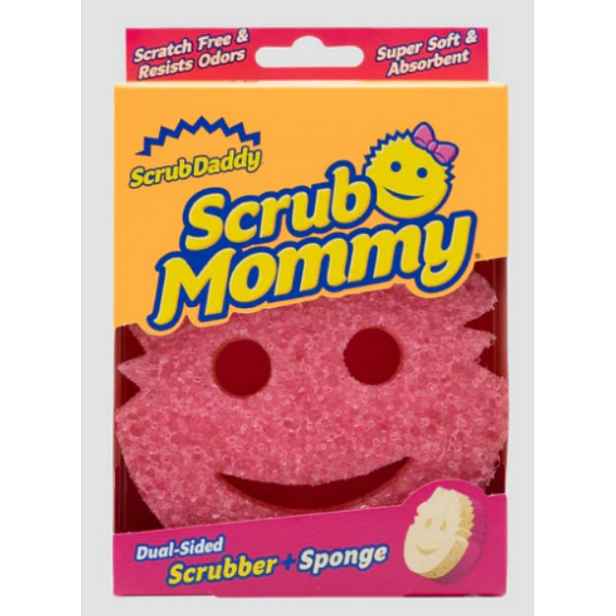 Scrub Daddy Houbička Scrub Mommy Pink Single růžová