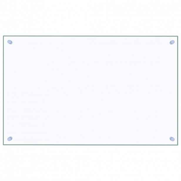 vidaXL Kuchyňský panel průhledný 80 x 50 cm tvrzené sklo