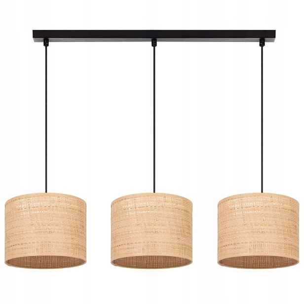 Závěsná Stropní Lampa Ratanový Lustr Boho