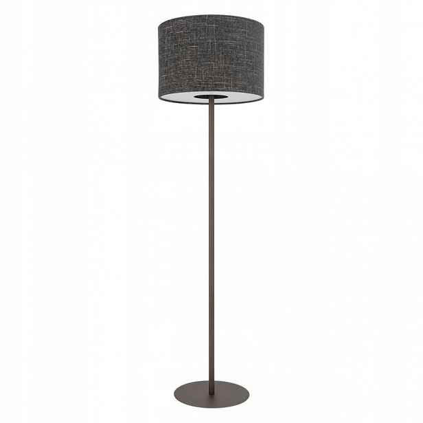 Podlahová lampa Amarela Fl černá melanž 1xE27 S Ložnicovým Stínítkem