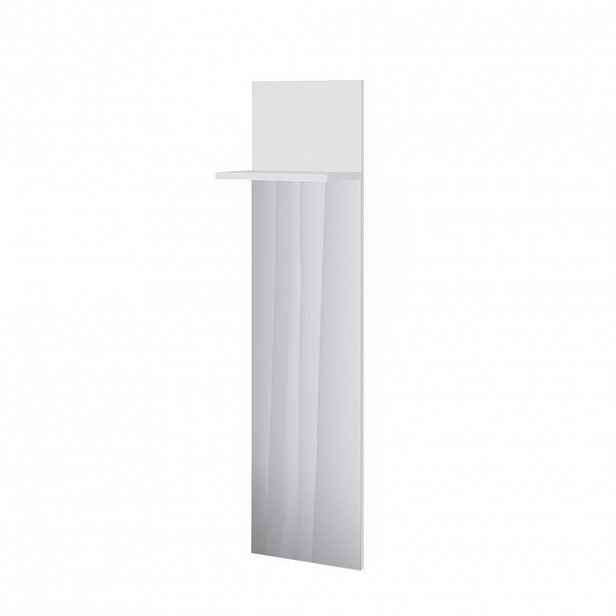 Vicco NÁSTĚNNÝ VĚŠÁK Siri Bílá 36 x 135 cm se zrcadlem