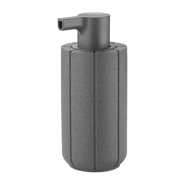 Šedý dávkovač mýdla z polyresinu 300 ml Kua – Blomus