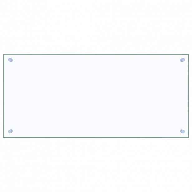vidaXL Kuchyňský panel průhledný 90 x 40 cm tvrzené sklo