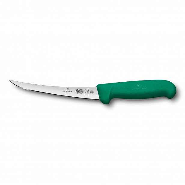 Vykosťovací nůž, Fibrox, 15 cm, hladký, úzký, flexibilní, zelený