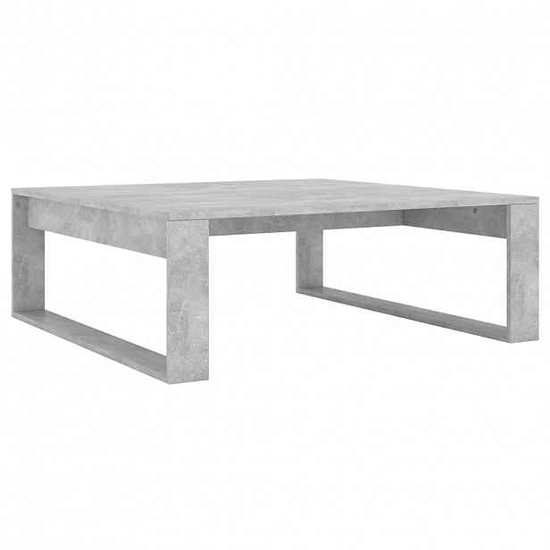 vidaXL Konferenční stolek betonově šedý 100x100x35 cm kompozitní dřevo