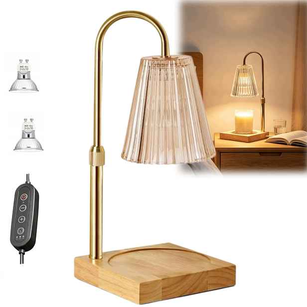 Elektrická lampa na ohřívání svíček, stůl na tavení vosku s časovačem