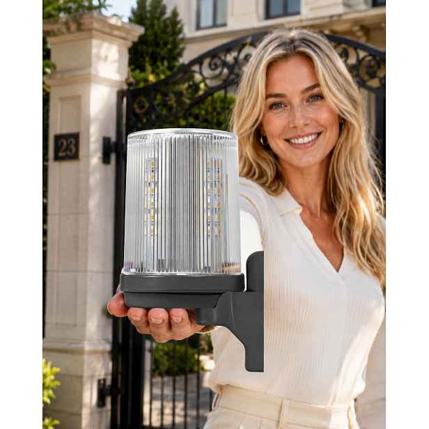 Profesionální Signalizační lampa pro bránu Bezbarvá blikačka anténa 868 MHz