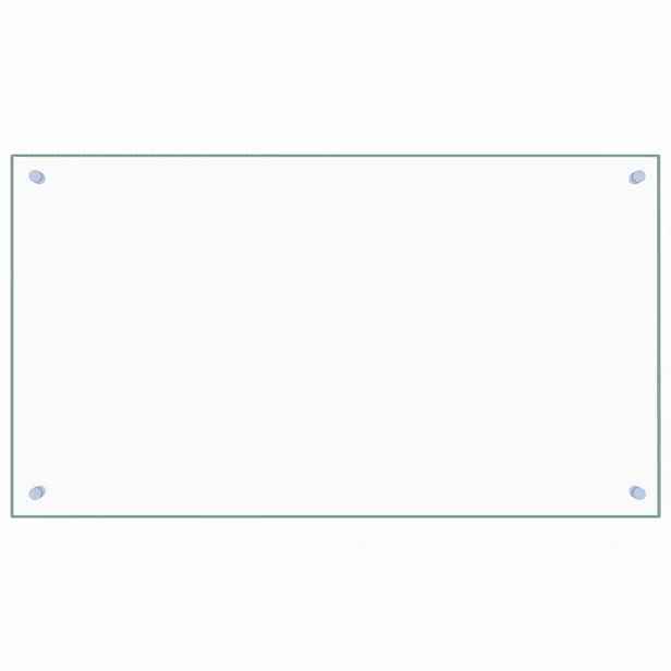 vidaXL Kuchyňský panel průhledný 90 x 50 cm tvrzené sklo