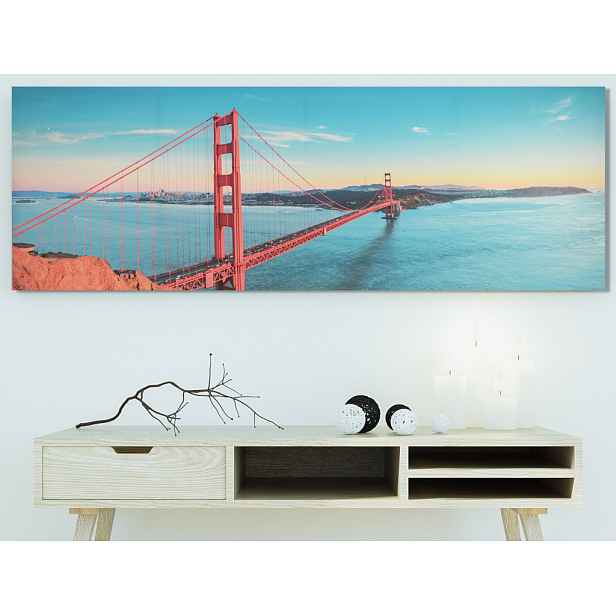 Obraz na plátně Golden Gate Bridge, 150x50 cm