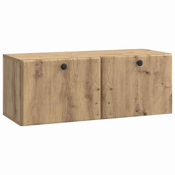 vidaXL Nástěnná TV skříň 78,5 x 31 x 30 cm Dub artisan