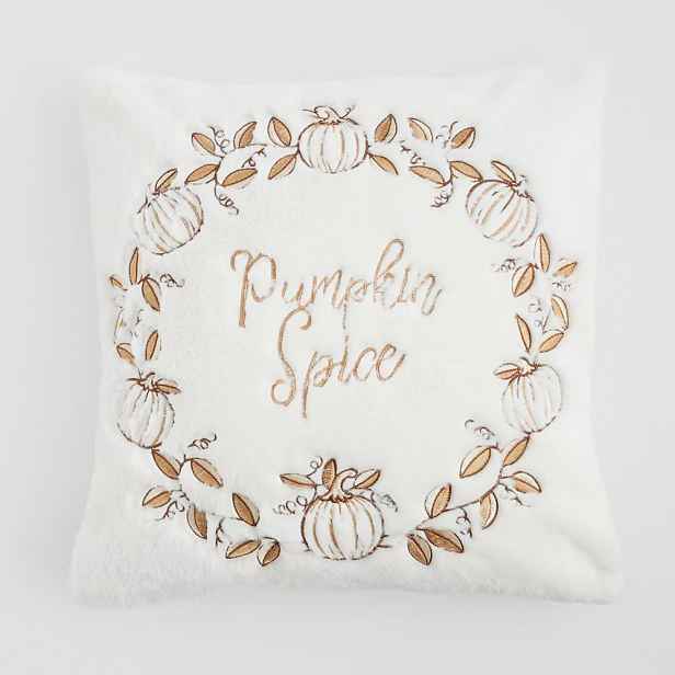 Butlers HOME & YOU Povlak na polštář "Pumpkin Spice" 45 x 45 cm - bílá