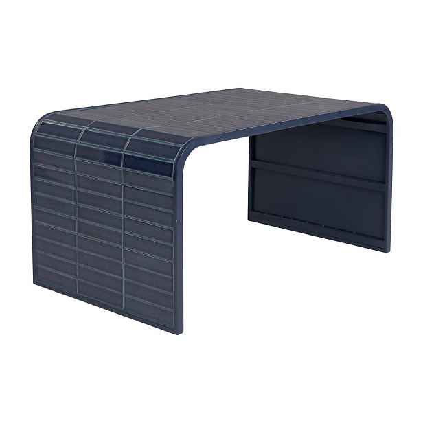 Modrý keramický konferenční stolek 47x80 cm Tiles – Zuiver