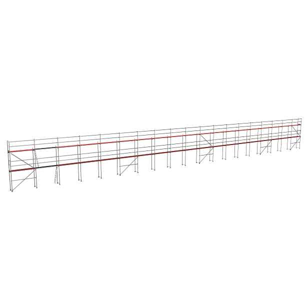 Sestava lešení Plettac PD70 364,8 m2
