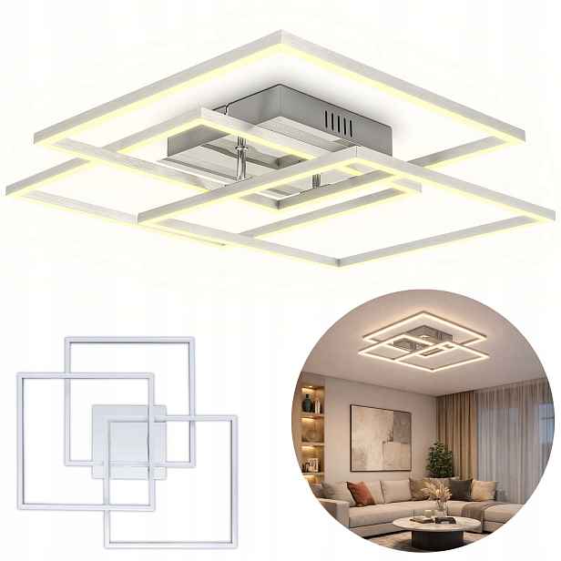 Stropní Svítidlo Led stropní svítidlo 40W 4000lm teplá barva do obývacího pokoje kuchyně ložnice