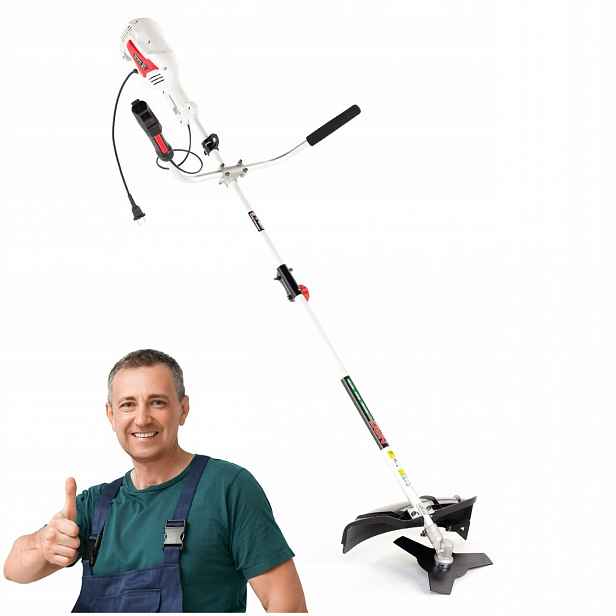 Elektrický Vyžínač Křovinořez Nac 1400W Kotouč 25CM Struna 42CM Dělená Hřídel