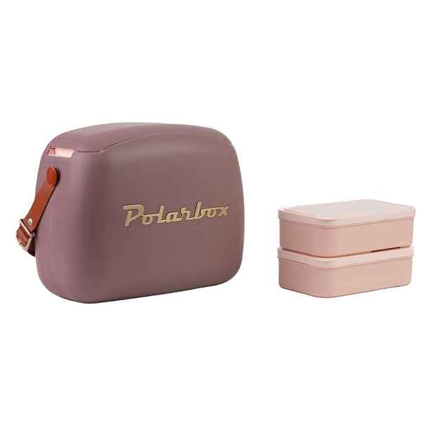 Hnědý chladicí box 6 l Classic Gold – Polarbox