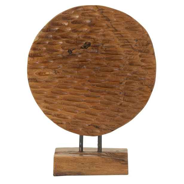 Mauro Ferretti Dekorativní soška Coin 40 cm z masivu hnědá