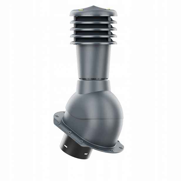 Větrací komín Smartline profil E fi 125 mm, nezateplený, antracitový