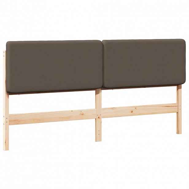vidaXL Čalouněné čelo postele s čelo Hnědá a taupe 180 cm