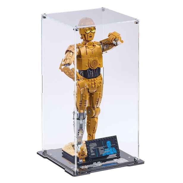 Vitrína Blacked Brick pro Lego 75398 Star Wars C-3PO