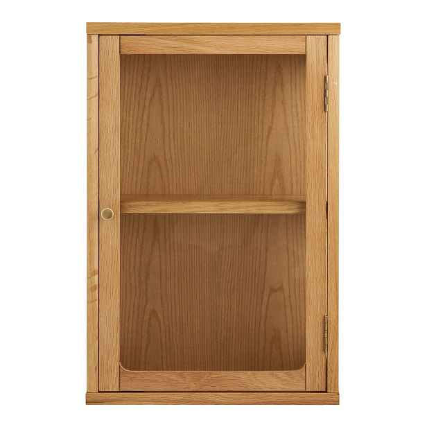 Závěsná vitrína v přírodní barvě 40x60x20 cm Zamora – House Nordic