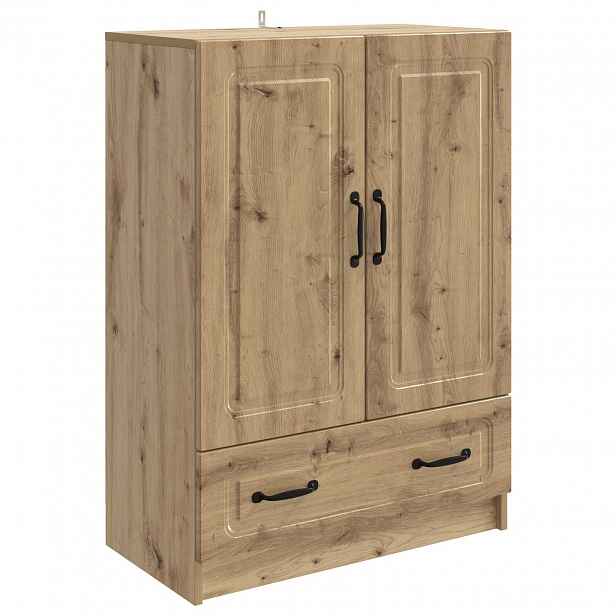 vidaXL Servírovací skříň Dub artisan 66 x 34,5 x 92 cm