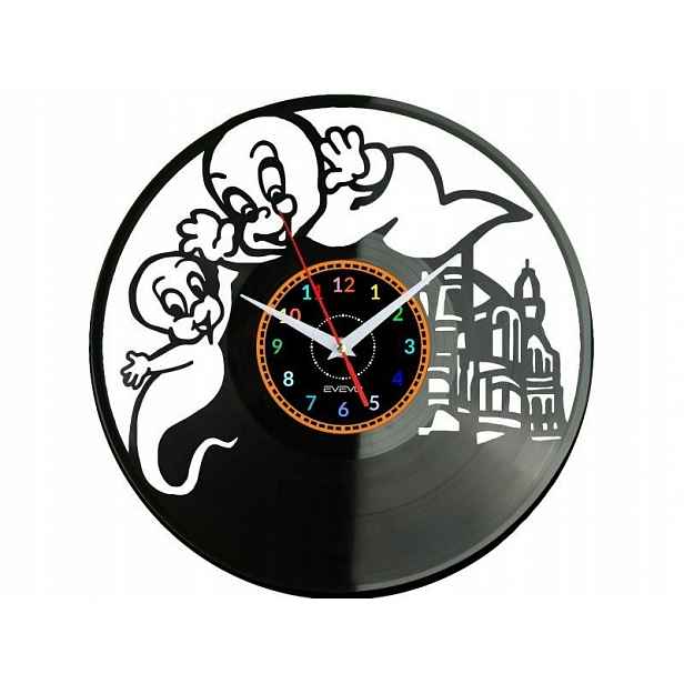 Casper Dárek Originální dekorace do domu Hodiny z vinylové desky