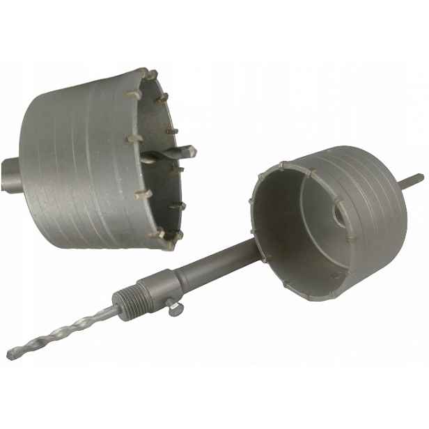 Korunkový Vrták Na Zdivo Betonu Sds Plus Korunka 130 mm Fréza Adaptér 450 mm