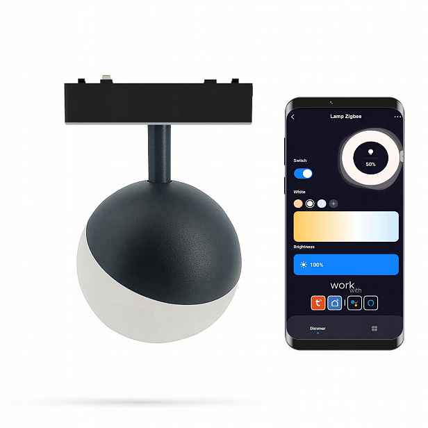 Lampa Zigbee Tuya Kula 6W D Slim Track 48VDC 3000-6000K stmívatelná
