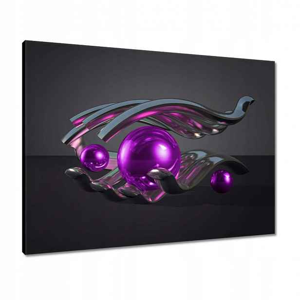 Obrazy 80x60 Fialové koule