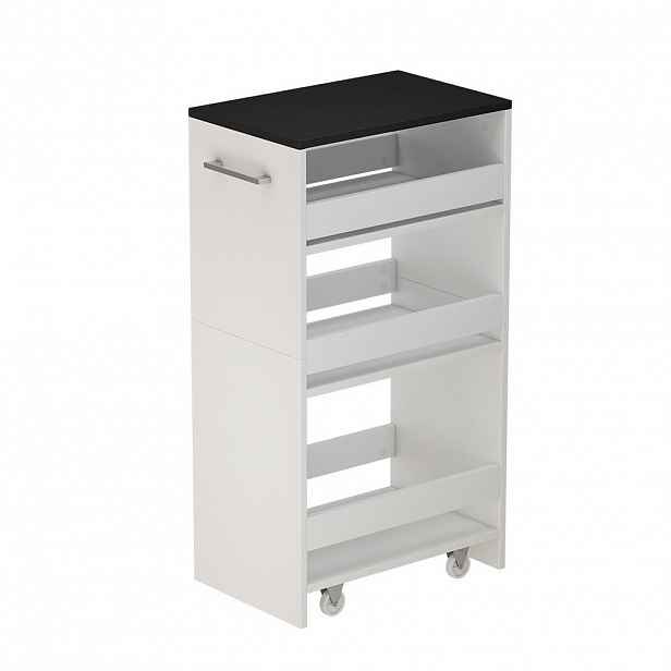 Vicco PŘESOUVÁNÍ SKŘÍŇ Rivo Bílá/antracitová 30 x 84.8 cm