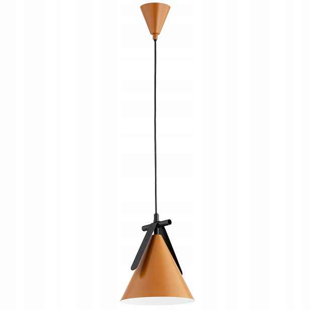 Alfa Felix závěsná lampa kužel bronzová/černá 1xE27 max 15W IP20