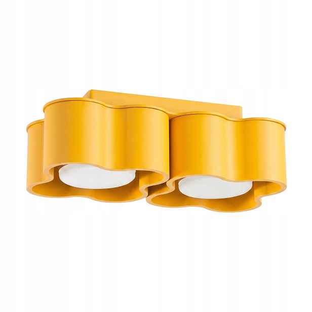 Sollux Lighting stropní spot Ovio žlutý 2xGX53 10W