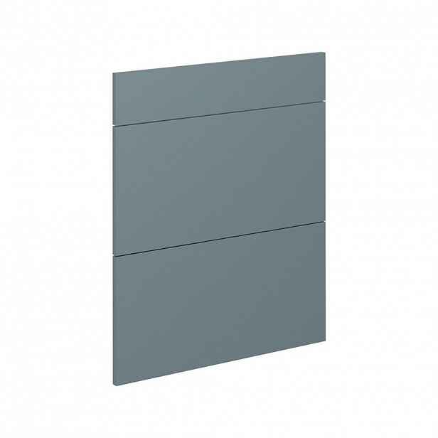 Vicco KUCHYŇSKÁ DVÍŘKA R-Line Modrošedá 59.6 x 70.4 cm nábytková čela pro spodní skříňku se zásuvkami