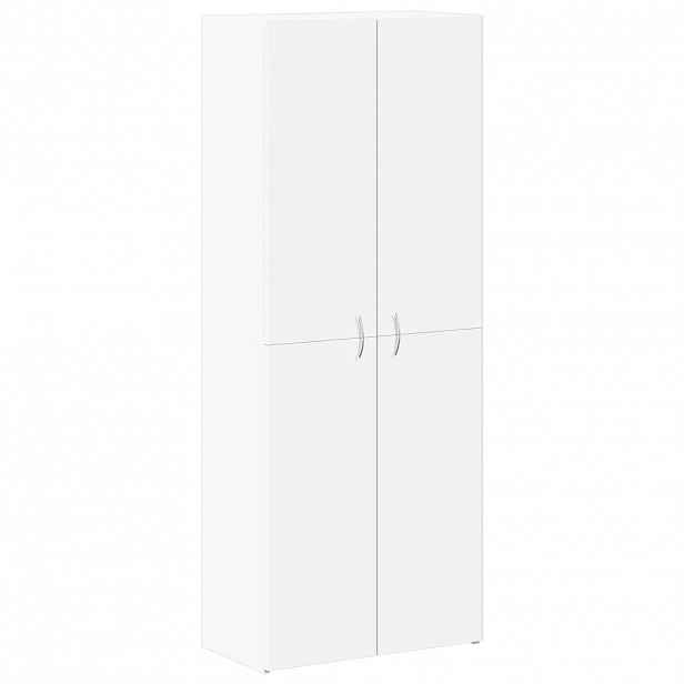 vidaXL Kartotéka bílá 60 x 32 x 153 cm kompozitní dřevo