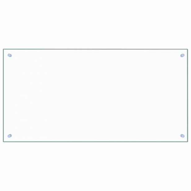 vidaXL Kuchyňský panel průhledný 100 x 50 cm tvrzené sklo